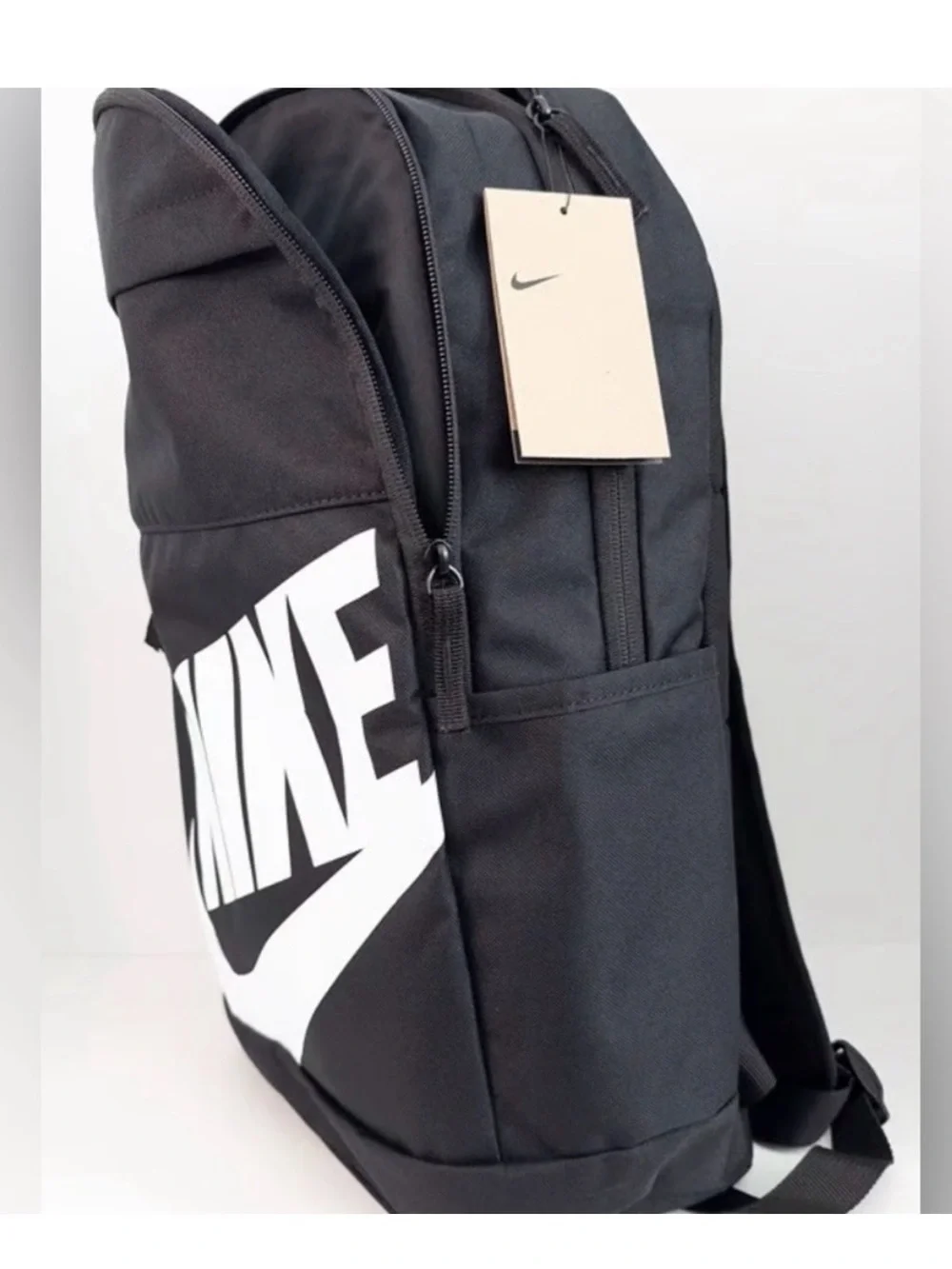NWT NIKE Sportswear Unisex Black White Swoosh LOGO backpack Elemental 21l Bag